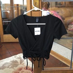 Forever 21 Black Crop Top